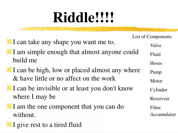 riddle