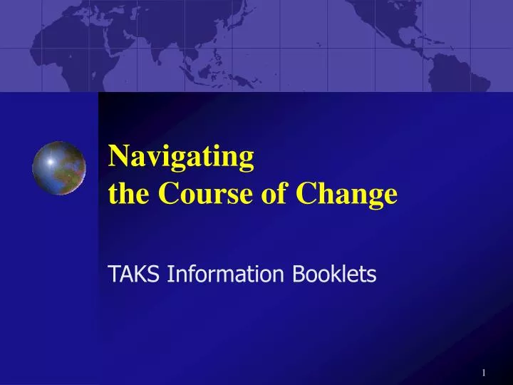navigating the course of change