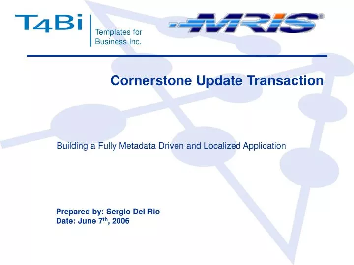 cornerstone update transaction