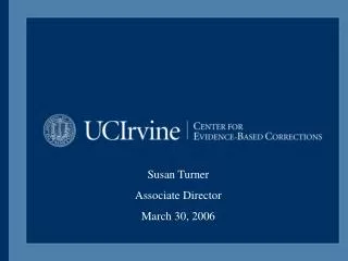 Susan Turner Associate Director March 30, 2006