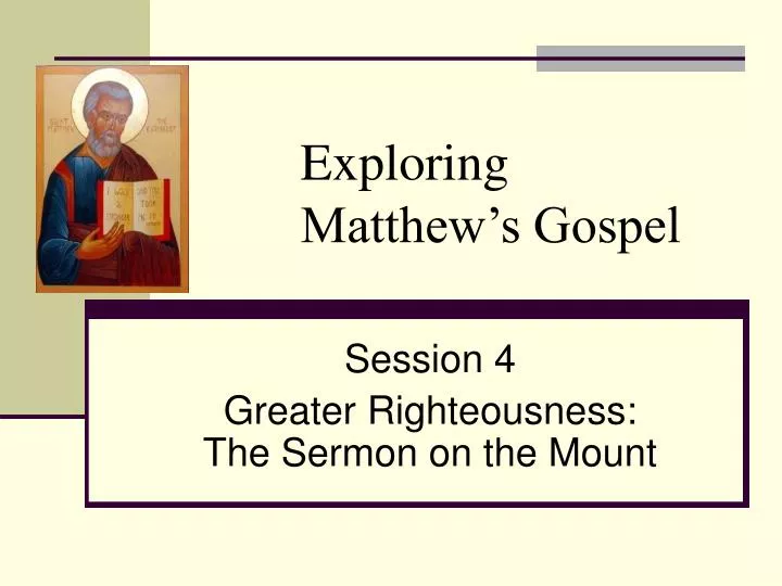exploring matthew s gospel