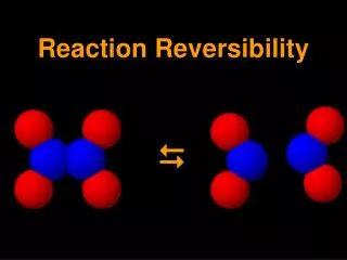 Reaction Reversibility