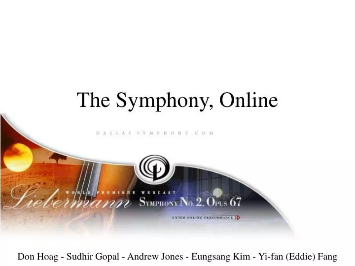 the symphony online