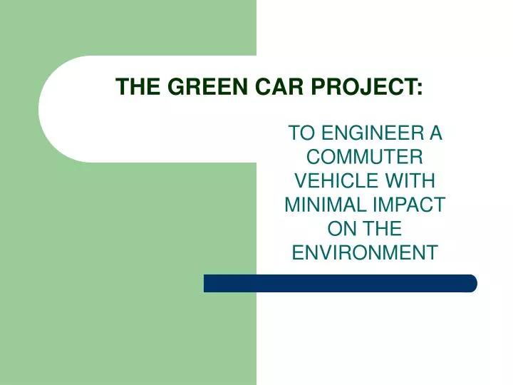 the green car project