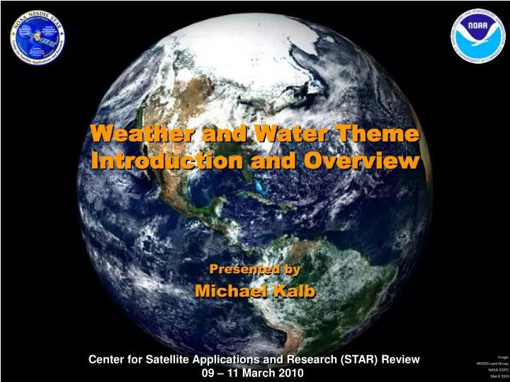 weather and water theme introduction and overview