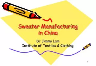 Sweater Manufacturing in China