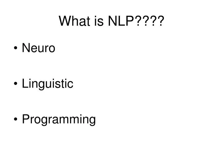 what is nlp