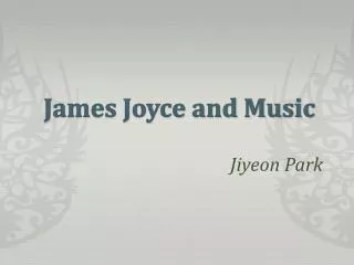 James Joyce and Music