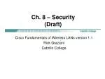 Ch. 8 – Security (Draft) - slide 1