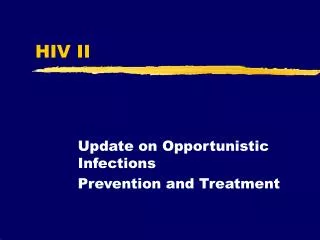 HIV II