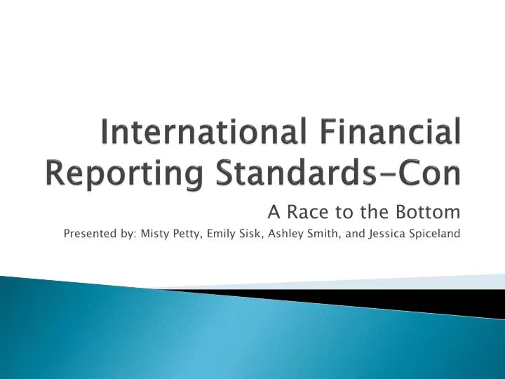 international financial reporting standards con