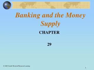 Banking and the Money Supply