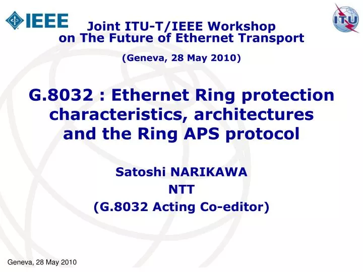 g 8032 ethernet ring protection characteristics architectures and the ring aps protocol