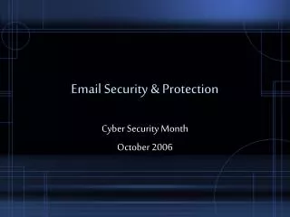 Email Security &amp; Protection