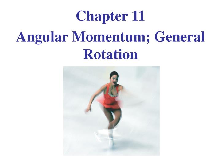 angular momentum general rotation