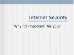 Internet Security - slide 1