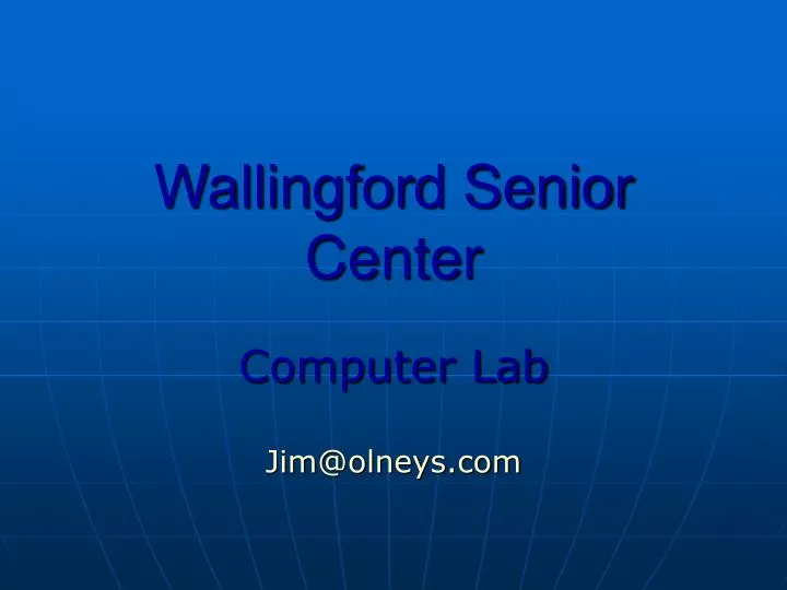 wallingford senior center