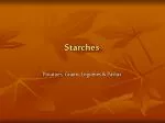 Starches - slide 1