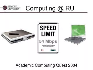 Computing @ RU