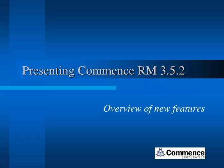 presenting commence rm 3 5 2