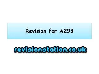 Revision for A293