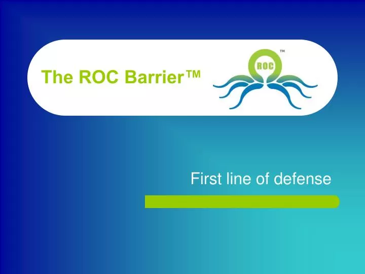 the roc barrier