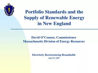 Portfolio Standards and the Supply of Renewable Energy in New England