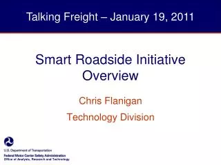 Smart Roadside Initiative Overview