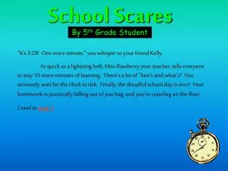 School Scares