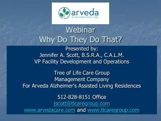 Webinar Why Do They Do That?