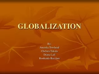 GLOBALIZATION