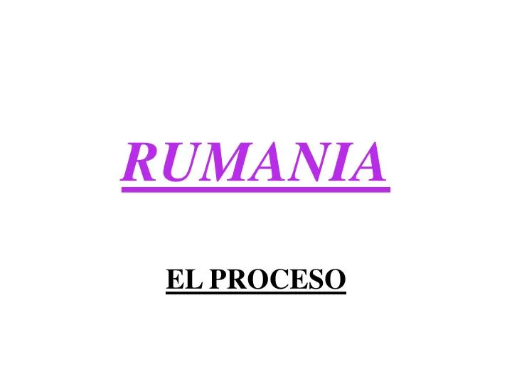 rumania