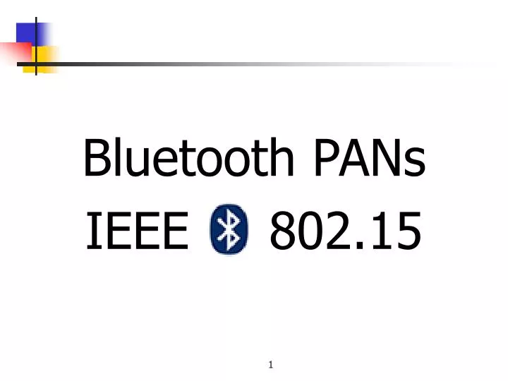 bluetooth pans ieee 802 15