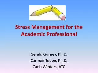 Stress Management for the Academic Professional