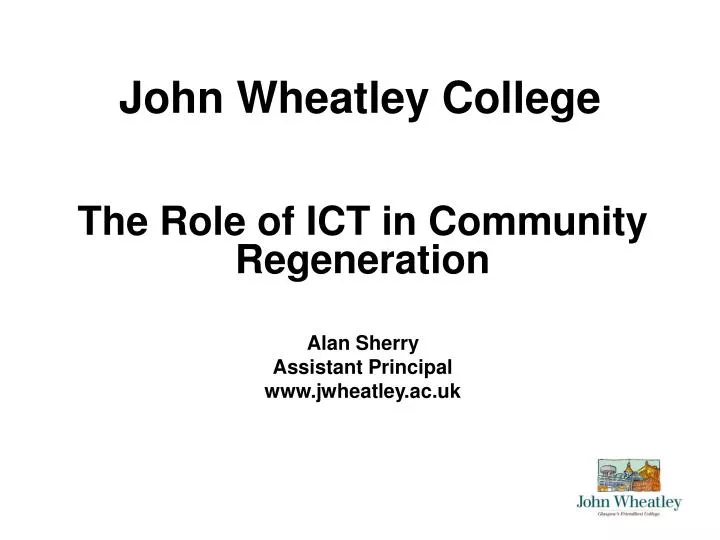 john wheatley college
