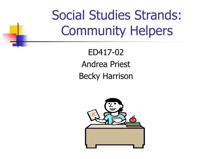 social studies strands community helpers
