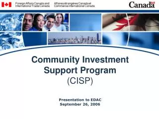 Community Investment Support Program (CISP)