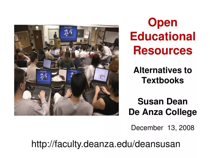 open educational resources alternatives to textbooks