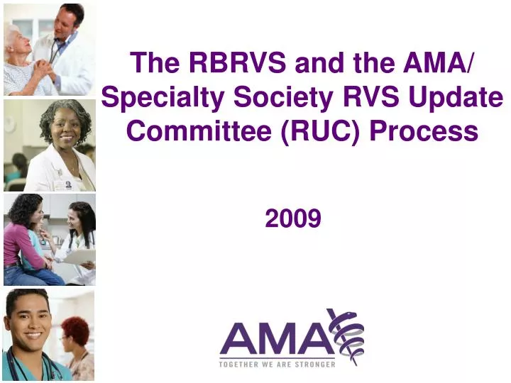 the rbrvs and the ama specialty society rvs update committee ruc process