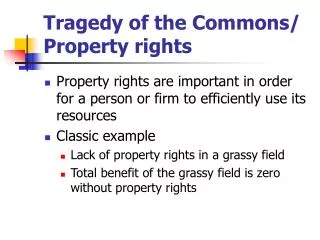 mmons/ Property rights