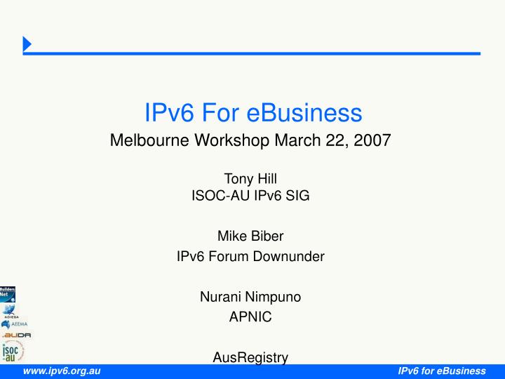 ipv6 for ebusiness