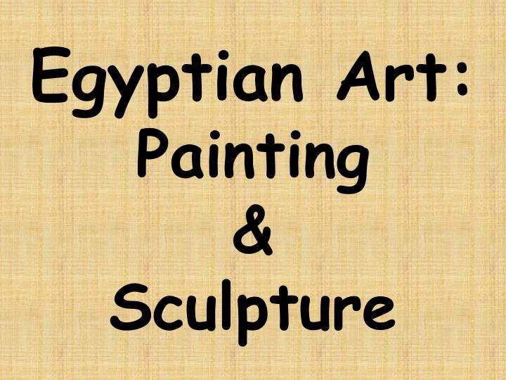 egyptian art painting sculpture
