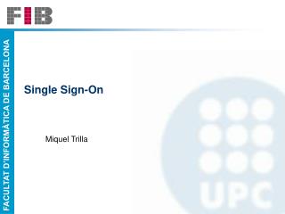 single sign on