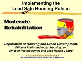 Implementing the Lead Safe Housing Rule in
