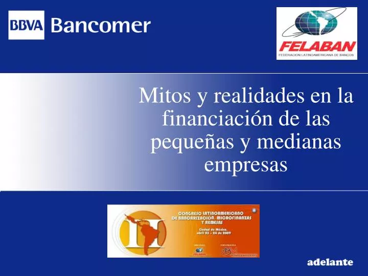 mitos y realidades en la financiaci n de las peque as y medianas empresas