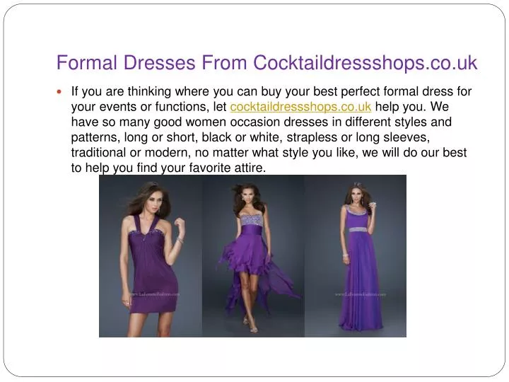 formal dresses from cocktaildressshops co uk