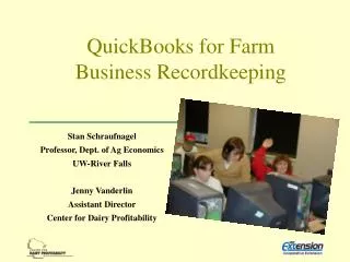 QuickBooks for Farm Business Recordkeeping