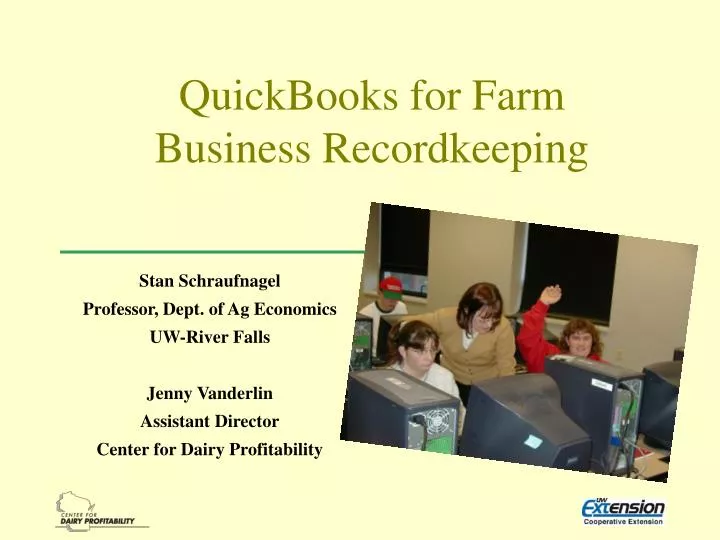 quickbooks for farm business recordkeeping