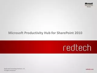 Microsoft Productivity Hub for SharePoint 2010