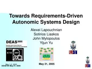 Towards Requirements-Driven Autonomic Systems Design
